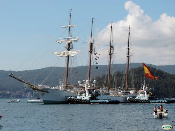 Juan Sebastián Elcano, buque escuela de la Armada española - Sputnik Mundo