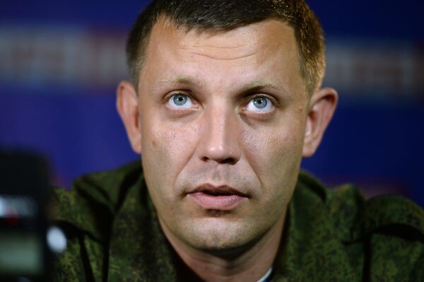 Primer ministro de la autoproclamada República Popular de Donetsk (RPD), Alexandr Zajárchenko - Sputnik Mundo