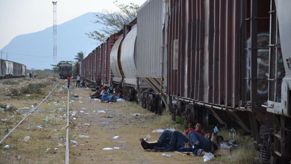México impedirá a migrantes subir al tren de carga “La Bestia” - Sputnik Mundo