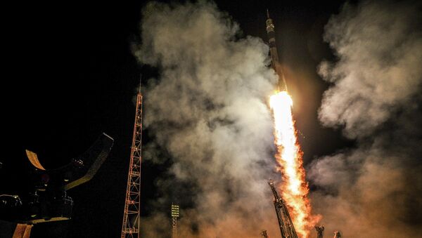 Cohete ruso Soyuz TMA-14M - Sputnik Mundo