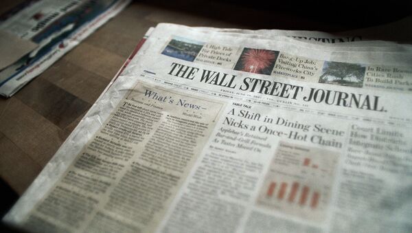 Выпуск газеты The Wall Street Journal - Sputnik Mundo