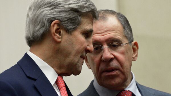 John Kerry y Serguéi Lavrov (Archivo) - Sputnik Mundo