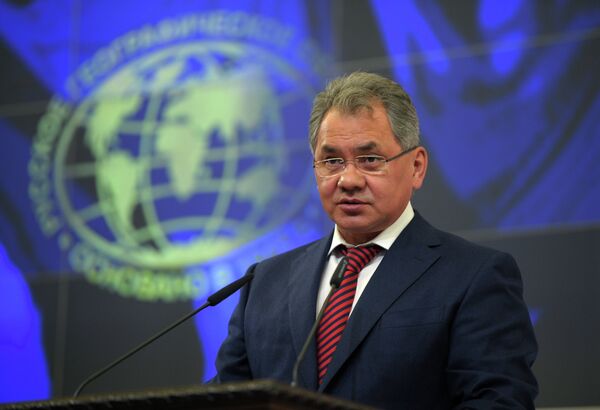 Serguéi Shoigú, presidente de Sociedad Geográfica de Rusia y titular de Defensa - Sputnik Mundo