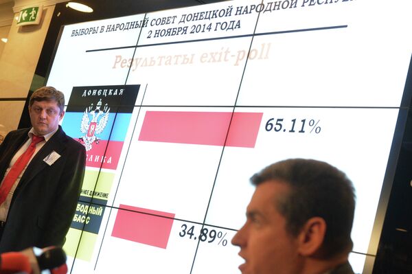 El partido República de Donetsk lidera las elecciones al Parlamento de la RPD - Sputnik Mundo