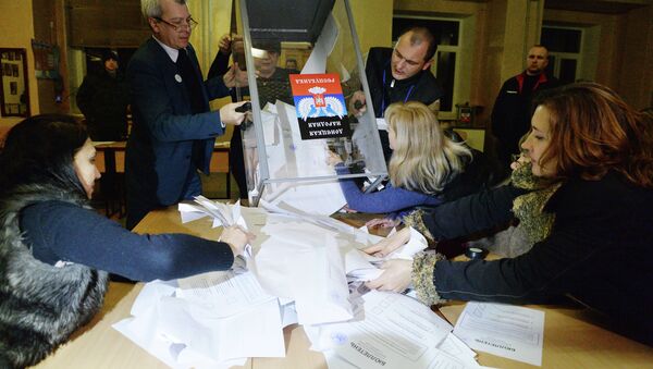 Las elecciones en Donetsk (2014) - Sputnik Mundo