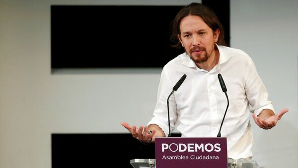 Pablo Iglesias, líder de la formación progresista Podemos, España - Sputnik Mundo