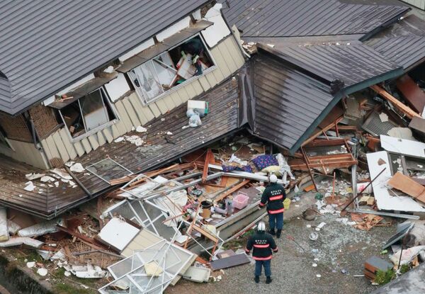 Unas 260 personas siguen en refugios en Japón tras el terremoto de la semana pasada - Sputnik Mundo