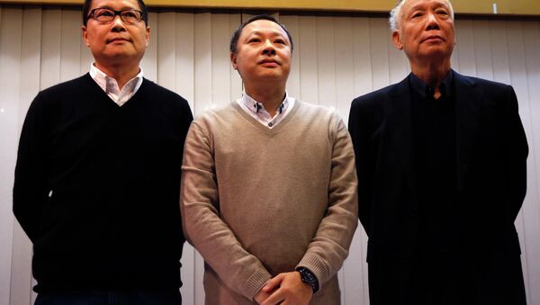 Chan Kin-man, Benny Tai, Chu Yiu-ming, fundadores del movimiento democrático de Hong Kong - Sputnik Mundo